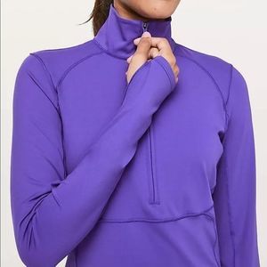 Lululemon best pace 1/2 zip Nulux pullover. Sz 8